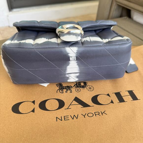 Last 1 ‼️Coach Tabby Shoulder Bag 20 With Quilting And Tie-Dye CU080 - Picture 11 of 16